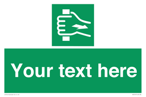 Custom Pull Bar Sign